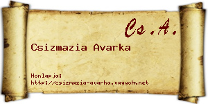 Csizmazia Avarka névjegykártya